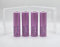4x SAM INR18650 35E - 3500mAh 8A Continuous Discharge or 13A Max. discharge - Rechargeable Li-Ion 18650 Flat-Top Battery. Recent Batch. Carry case included. Only available SAM 35E on Amazon UK