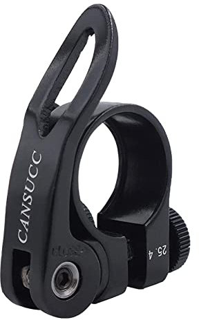 Generico Morsetto reggisella,Morsetto reggisella Bici per sgancio rapido - Morsetto reggisella per Bicicletta a sgancio rapido Lega di Alluminio anodizzato per sabbiatura 25,4 mm