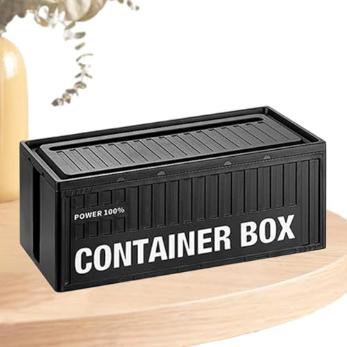 Cable Organizer Box, Dustproof Cord Storage Box with Lid, Efficient Cable Management for Desk, Heat Dissipation Surge Protector for Socket and Tv Wires, Ideal for Home and Work