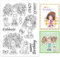 GLOBLELAND Transparente Stempel Mit Comic Figuren Zeichentrickfiguren Hunden Silikonstempel Siegel Welpen Haustiere Klare Stamps Für DIY Scrapbooking Karten Erstellen von Fotoalben