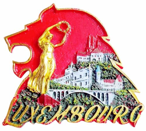 Luxemburg Tourist Souvenir 3D Kühlschrank Magnete Kühlschrank Dekoration Magnete