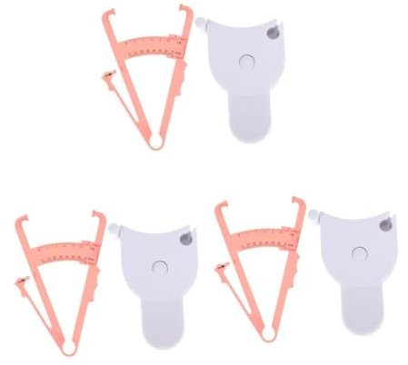 FRCOLOR 3 Sätze fettes Taillenlineal Maßband Bremssättel Fettschuppen Analysator körperfett messung körperfett waagen Fettmesszange Körperfettmessung Haut Caliper Messvorräte Abs