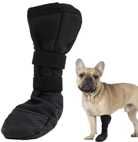 Hundesocken,Pfotenschutz Hund Verletzung,Hunde Schuhe Verhindern Lecken,Hundesocken Anti Rutsch,Hundeschuhe Wasserdicht,Strümpfe Verstellbaren,Socken für Hunde Nach Chirurgischen Eingriffen Wundschutz