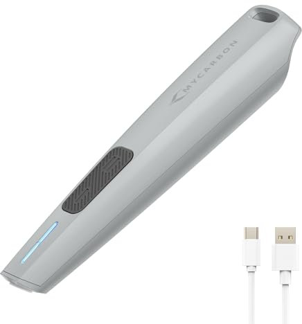 MYCARBON Mückenstich Hitzestift, USB-C Insektenstichheiler mit schneller Linderung von Juckreiz & Schwellungen, Keine chemischen Stoffe, Sicher, kompakt und handlich Hellgrau