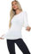 Ladies Womens Plain Long Sleeve Round Neck Top Basic T Shirt Layering Plus Sizes UK 8-18 (3XL (UK 24-26), Cream)