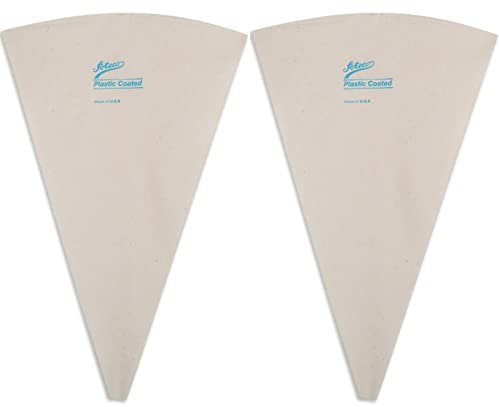 Ateco 2314 14 Spritzbeutel (2 Stück), Weiß