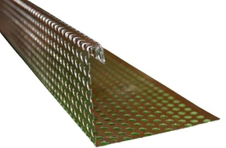 Kiesfangleiste Alu 0,8 mm stark 1 m lang Kiesleiste Zuschnitt 18 cm