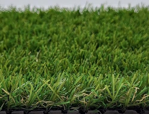 Hochwertige Kunstrasen Rasenteppich Aimsley für Garten - 400x600 cm - Florhöhe 21 mm - UV-Garantie 7 Jahre (DIN 53387) - Gewicht ca. 1015 gr/m²