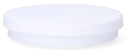 Edm 00224 Recambio Cristal para Ventilador 33812, Interior 195 cm X Exterior 215 cm, Blanco