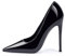 GENSHUO Women Fashion Pointed Toe High Heel Pumps Sexy Slip On Stiletto Party Shoes 12CM/4.72IN (All Black, 6.5)