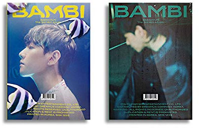 Baekhyun Bambi 3rd Mini Album Photobook version (Rolled poster, Set (Both A, B))