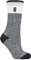 HEAT HOLDERS SOCKSHOP Damen 2.3 TOG Gemustert Thermische Socken Packung 1 Schneeglöckchen Block Twist Schwarz 37-42