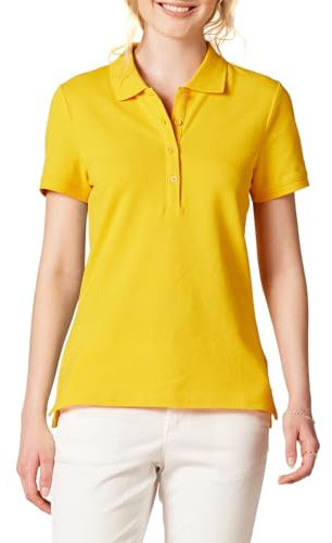 Amazon Essentials Women's Short-Sleeve Polo Shirt (Available in Plus Size)