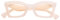 DOOViC Blaulichtfilter Brille Damen ohne Sehstärke Computerbrille mit Beige/Quadratische Rahmen