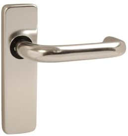 VIBE Round Bar Lever Latch on Satin Anodised Aluminium Door Handle Round Bar Lever Latch on Satin Anodised Aluminium for Internal Doors