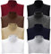 8 Stück Dickey Kragen Fake Rollkragen Fake Abnehmbare Kragen Faux Rollkragen Half Top Mock Bluse Kragen für Damen Herren Erwachsene Pullover Hoodie, 8 Farben, Schwarz, Weiß, Dunkelgrau, Khaki,
