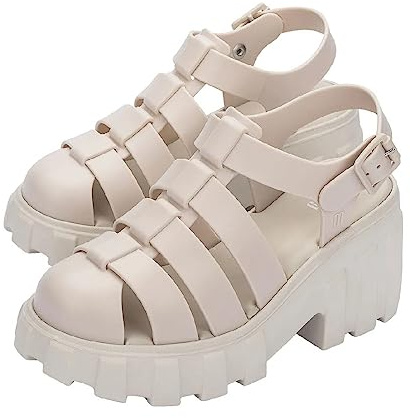 Melissa Damen Megan Ad Keilsandale, beige, 40 EU