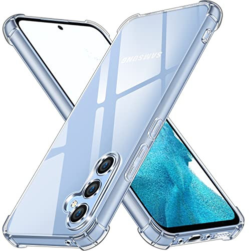 iVoler Cover per Samsung Galaxy A54 5G, Custodia Trasparente per Assorbimento degli Urti con Paraurti in TPU Morbido, Sottile Morbida in Silicone TPU Protettiva Case