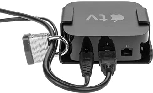 Ultima Security 3mm Hardened Steel Mount for Apple TV 4K 2023 Model - Powder Is Coated Black
