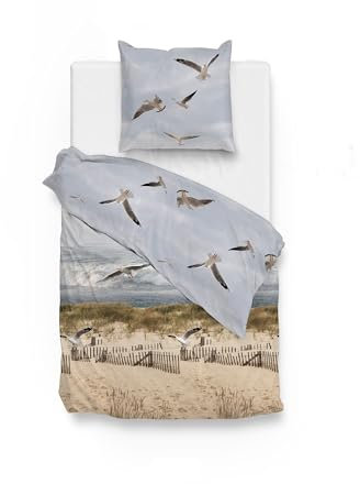 Traumschloss Bettwäsche »Renforcé« 100% Baumwolle | Reißverschluss | 200x200 & 80x80 | Düne