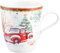 Seltmann Weiden Zusatzsortiment Becher mit Henkel 0,40 l (Life) rund Weihnachtsauto [RAB]