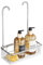 Wopeite Duschablage zum Hängen, Duschablage ohne Bohren, Duschregal Duschkorb aus Edelstahl, Shampoo Halterung für Dusche Aufhängen an der Mischbatterie, 25 x 35 x 13 cm, Silber