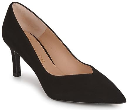 Unisa Pumps LLANES, Rauleder, Schwarz, Damen EU 39