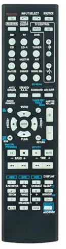 AXD7532 Neue Ersatz Fernbedienung passend für Pioneer AV Receiver AXD7532 VSX-430-K VSX-819-HK VSX430K VSX819HK VSX-819H VSX-1125-K VSX-60