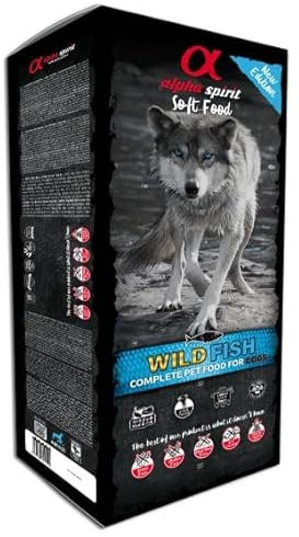 Alpha Spirit Wild Fish Halbfeuchtfutter für Hunde, 9 kg