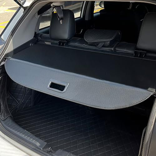 GaNkas Einziehbarer Auto Laderaumabdeckung Rollo für Toyota Yaris L Yaris LX Ladungsverstauung Ordentliche Abdeckung Schutzvorhang Innere Schutz ZubehöR