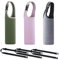TuNan 3PCS Water Bottle Carrier 16oz-21oz, Neoprene Sleeve Cup Holder Pouch with Carrying Handle for All Portable Sport Water Bottle