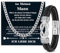 Merclix Ich Liebe Dich Geschenke für Männer Lederarmband-Halskette Herren Set Weihnachten Geschenk für Freund Geburtstag Jahrestag Geschenk für Ihn Hochzeitstag Geschenke für Männer Valentinstag
