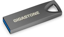 GIGASTONE 32GB Slim Fit Flash-Laufwerk, Z70 USB 3.2 Gen 1, 100MB/s UltraSchnell, Nickel-Metalldesign, Datenspeicherung, Backup für PC/Mac/TV/Auto, USB 2.0/3.0/3.1 Kompatibel