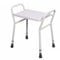 Millercare Adjustable Bath & Shower Stool - Strong & Sturdy Bathroom Seat Bench - Non Slip Feet & Hand Grip for Stability - Portable & Lightweight - Ideal for Pregnant, Elderly & Disabled Individuals