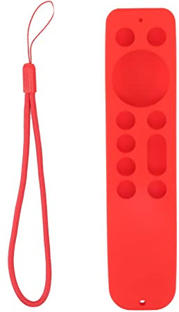Glomora Silikon-Schutzhülle für OnePlus TV Y1S Fernbedienung, weiche Anti-Drop-Abdeckung, leicht, stoßfest, anwendbares Szenario (Red Set)