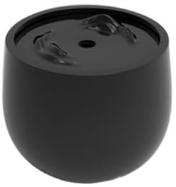 XUJUAN-0227 Tabletop Fountain Modern Light Luxury Flowing Water Ornaments Fountain Cycle Water Features Home Office Desktop Fortune Water Bowl Zen Ornaments Zen Fountains(Black)