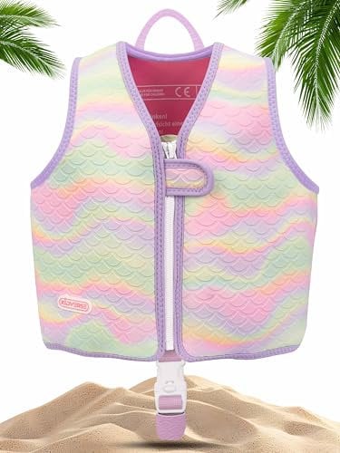 KIDVERSE Schwimmweste Kinder 1-2 Jahre - Komfort Schwimmhilfe mit Bauchumfang bis 52cm - Schwimmhilfe Kinder 1-2 Jahre - Kinderschwimmweste zum Schwimmen Lernen - Schwimmweste Kind