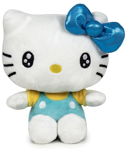 Hello Kitty My Bestie Forever Plush, 16cm Green Soft Toy, Cute Mini Hello Kitty Character in Green Outfit, Official Licensed Merchandise, for Fans and Collectors, Suitable for Ages 4+