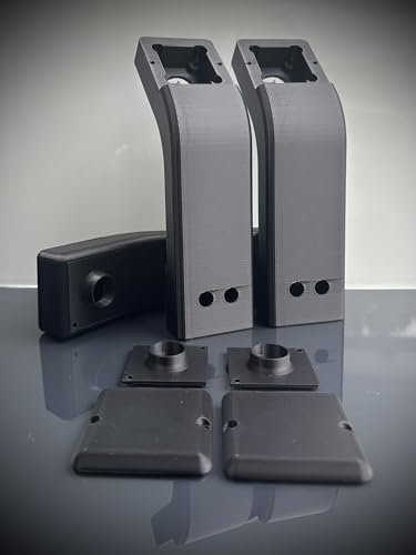 Generisch Autodarts Kamerahalterung für Winmau Plasma Leuchtring, PETG Kunststoff, Schwarz, OV9732, HBV, DECXIN, GXIVISION, IMX179 100grad Kameramodul (Platinengröße 38x38)