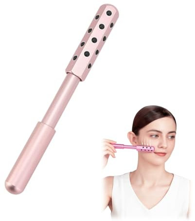 welyss Velara – Sculpteur visage raffermissant Rouleau de massage en pierre naturelle – Outil de beauté pour raffermir la peau, réduire les poches sous les yeux, anti-âge et détente