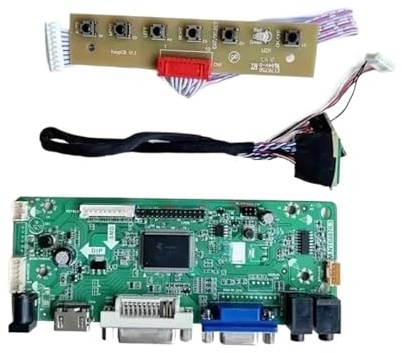 GESXNPBN Controller Driver Board Kompatibel for B156HW01 V0/V1/V2/V3/V4/V5/V6 15.6 HDMI-Kompatibel 1920x1080 LVDS 40 Pin DVI VGA Laptop Matrix Kit(for B156HW01 V.2)