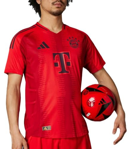 adidas Bayern München Authentisches Heimtrikot Herren 24/25, rot, XXL