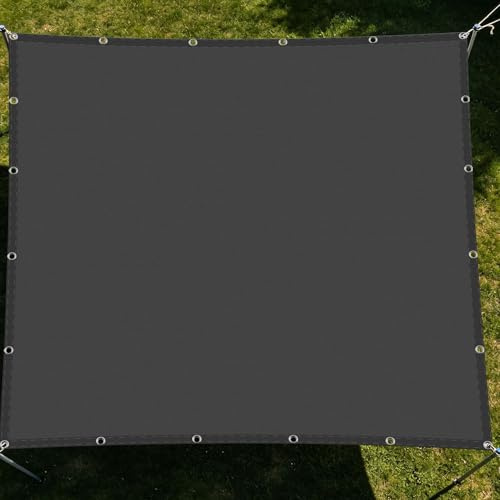 Tenda Parasole 3 x 7 m Protezione in Impermeabile Tenda da Sole per Esterno Traspirante per Esterno, Giardino e Terrazza, Piscina, Grigio Scuro