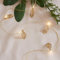 Lights4fun Battery Operated 20 Gold Leaf Warm White Micro LED Lights