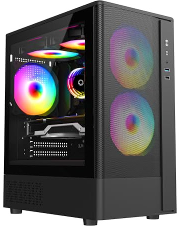 PALICOMP INTEL Gaming PC - GeForce RTX3050 6GB - Core i7 12700 2.1Ghz Turbo 4.9Ghz 12 Core - 16GB DDR4-1TB M.2 SSD nVME - WIFI - Bluetooth - Windows 11