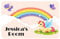 Precision Design Unicorn and Rainbow Kids Bedroom Door Sign - Personalised, Acrylic, 20 * 13 cm, Door Mount, Playful