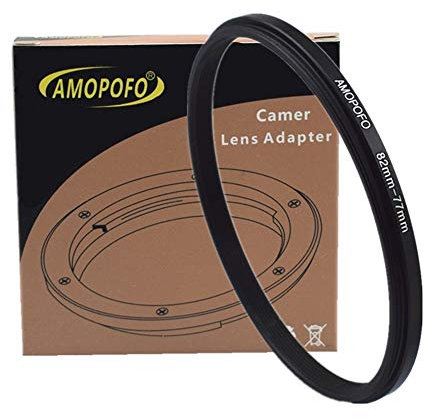 82 to 77mm Camera Filter Ring/82mm to 77mm step down ring Filter Adapter for UV,ND,CPL,Metal Step down rings,Compatible with for All 77mm UV,ND,CPL Camera Filter accessories.(82-77mm)