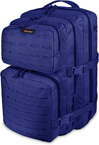 normani US Assault Pack Laser Tec Large, Rucksack 50 Liter Farbe Navy