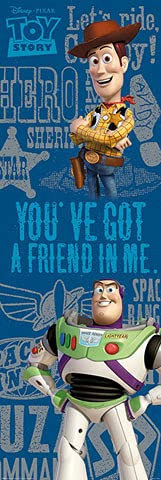 Toy Story - You've Got A Friend - Poster Plakat Druck - Grösse 53x158 cm