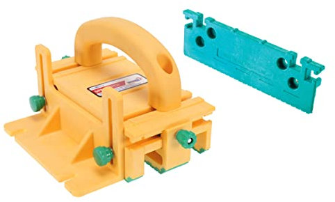 MICROJIG GRR-RIPPER GR-100+GRP-11G 3D Pushblock With A 1/8 Leg Table Saw Accessory For Table Saws, Router Tables, Band Saws, And Jointers, Yellow